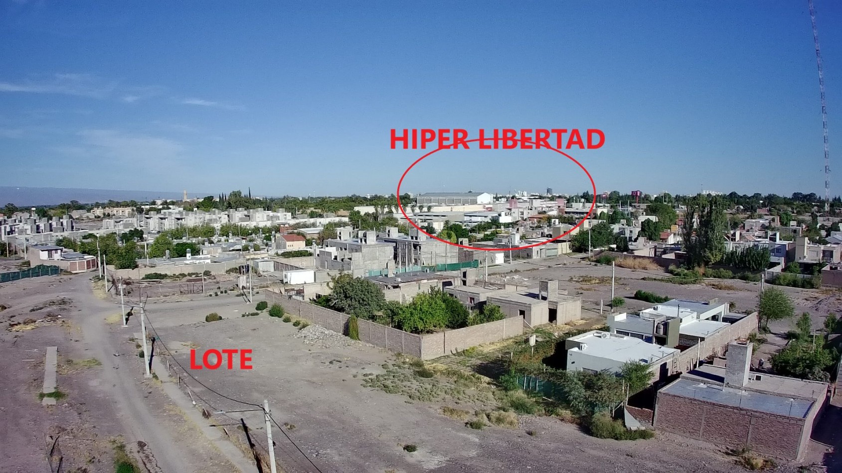 Venta Lote 250m A Metros Hiper Libertad - Escritura Inmediata - Luz, Gas, Agua, Fibra. Capital