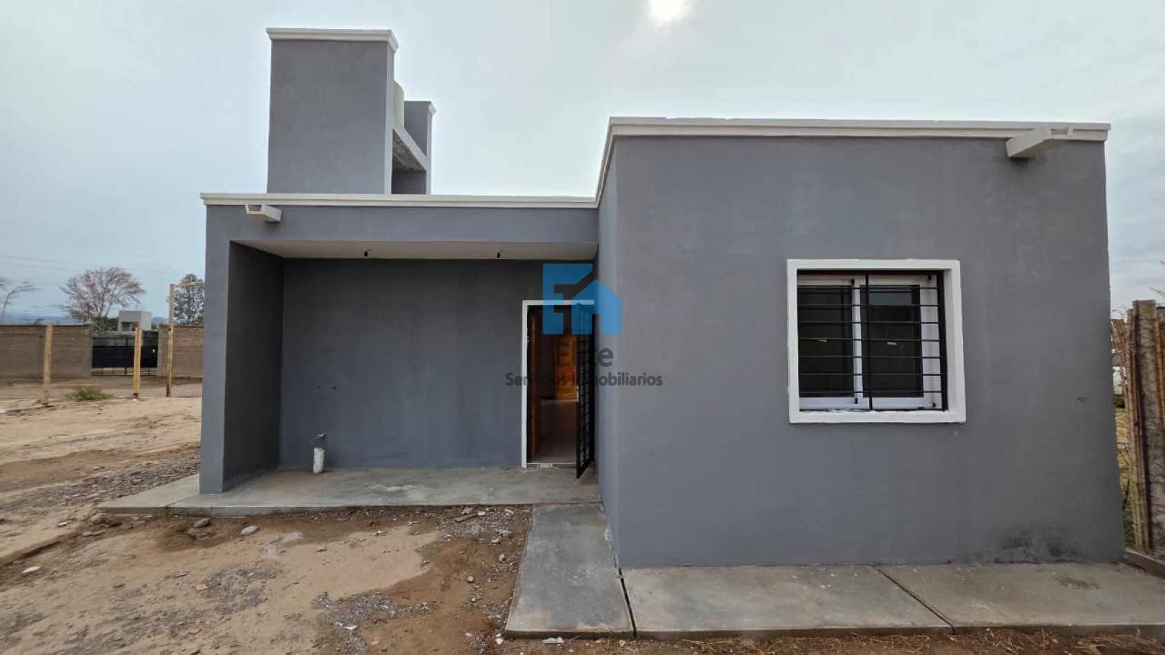 Casa A Estrenar 2hab En Barrio Privado Zonda 2 - Rivadavia - Apta Credito 489m² Terreno