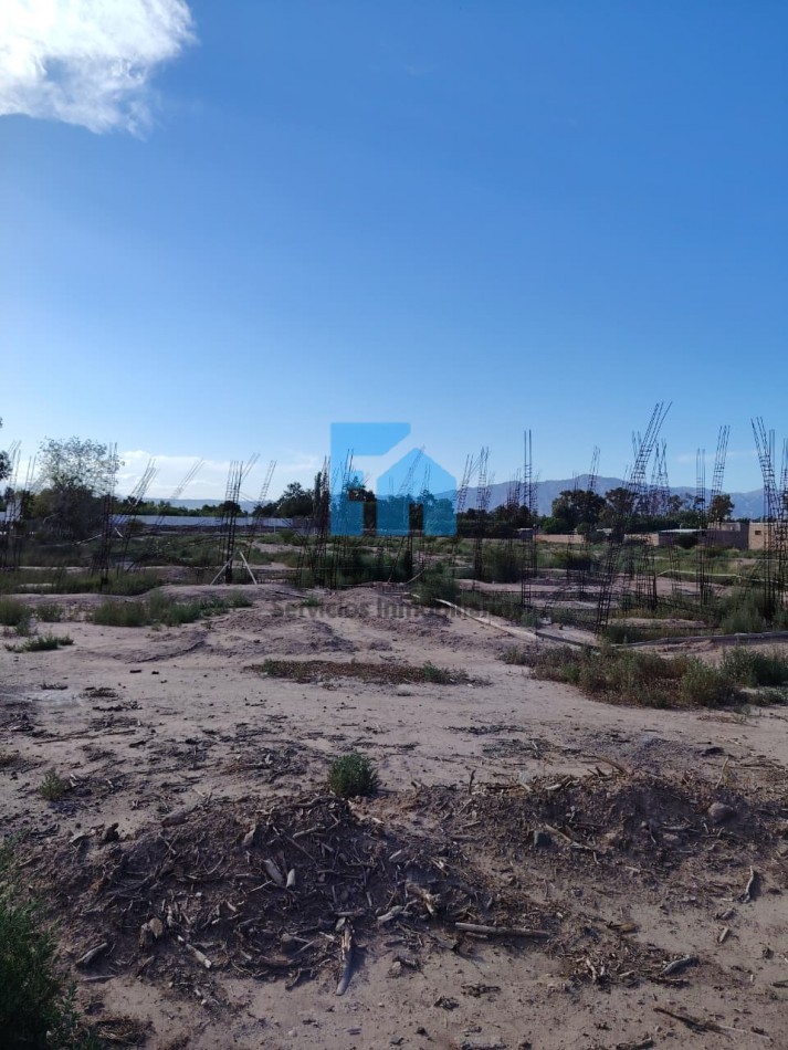 Lote En Albardon, Calle Rawson A Metros Ruta 40