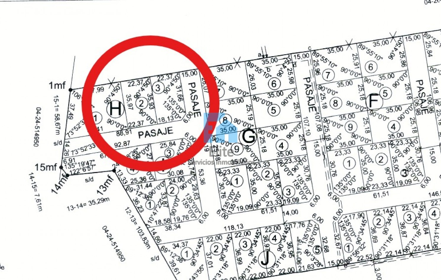 Lote B San Cristobal Santa Lucia -800m² A 10 Minutos Centro