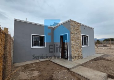 Casa A Estrenar 2hab En Barrio Privado Zonda 2 - Rivadavia - Apta Credito 489m² Terreno